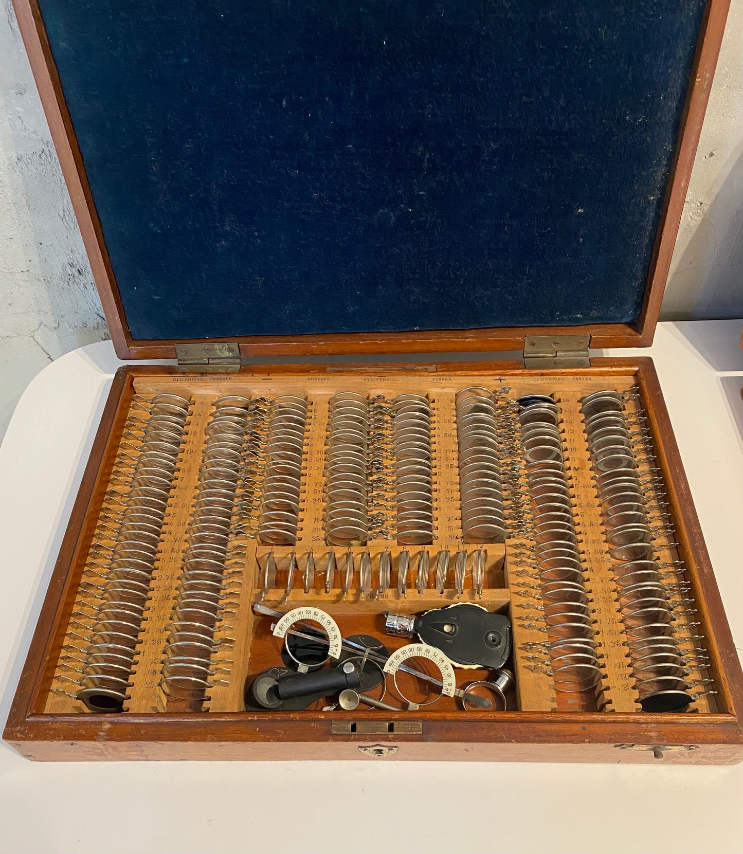 Antique Optical Optometrists Test Lens Set