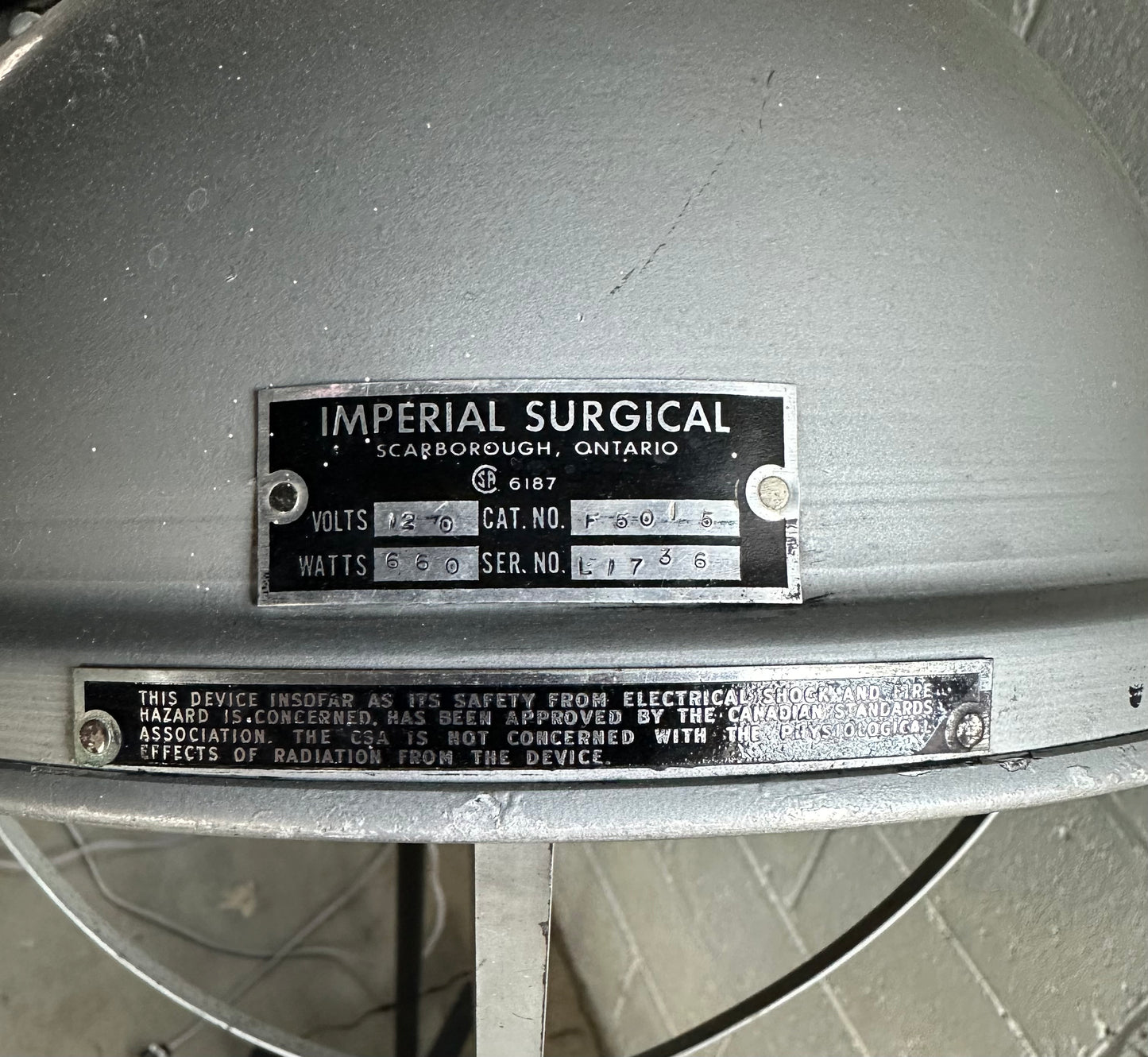 Vintage Surgical Lamp