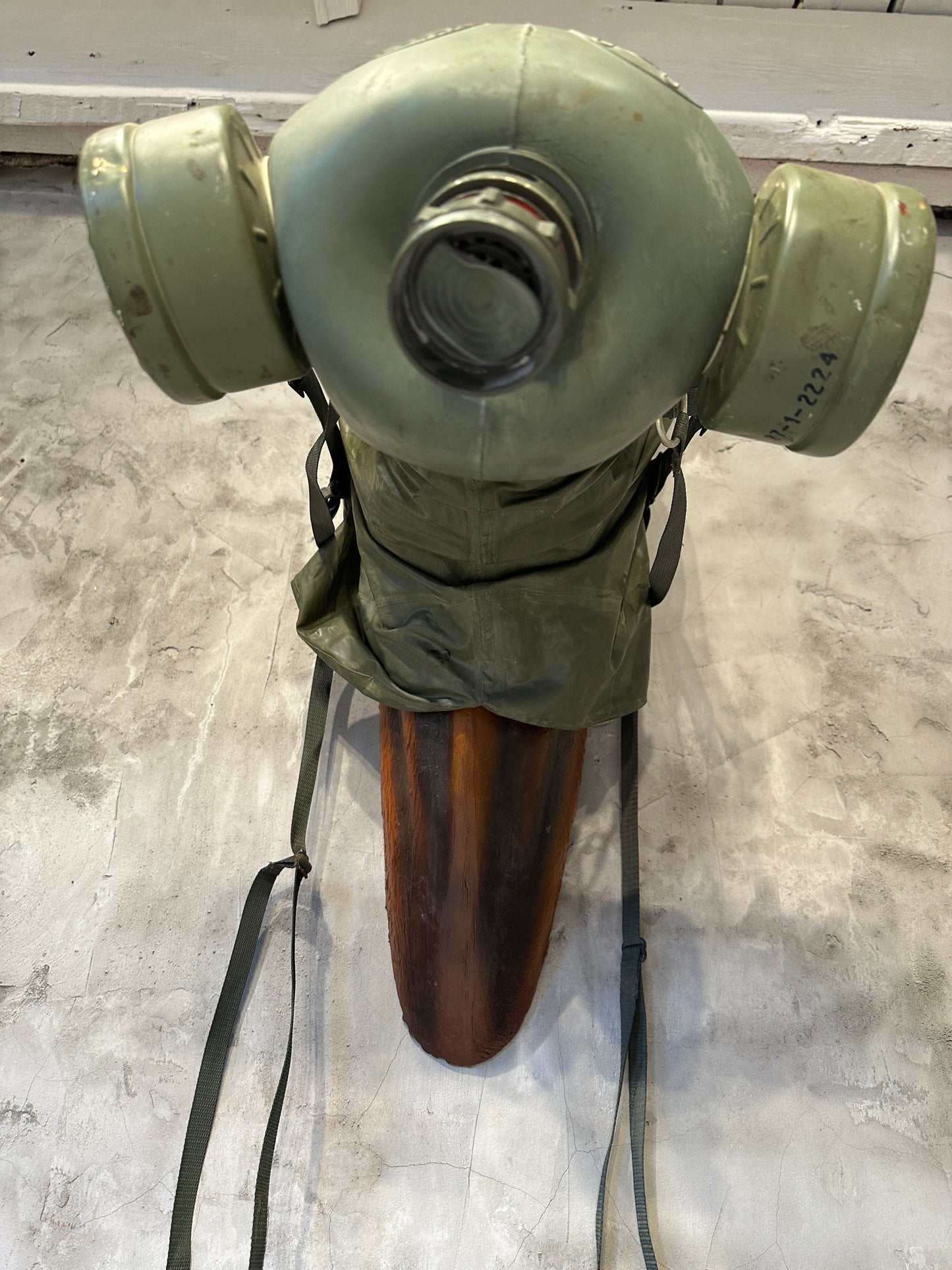 Vintage Military Horse Gas Mask