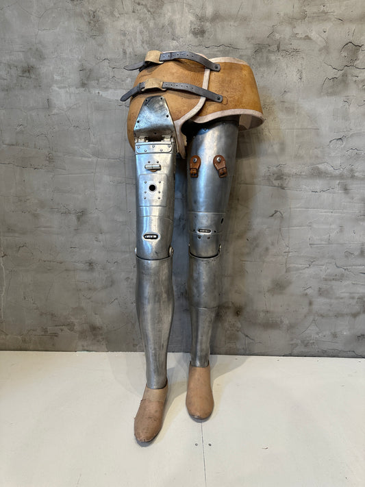 Rare Antique Prosthetic Limbs with Hip Articulation