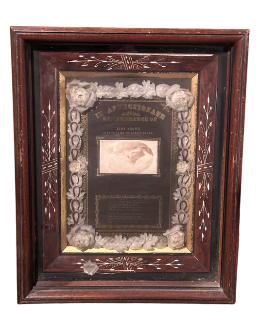 Victorian Momento Mori Shadow Box